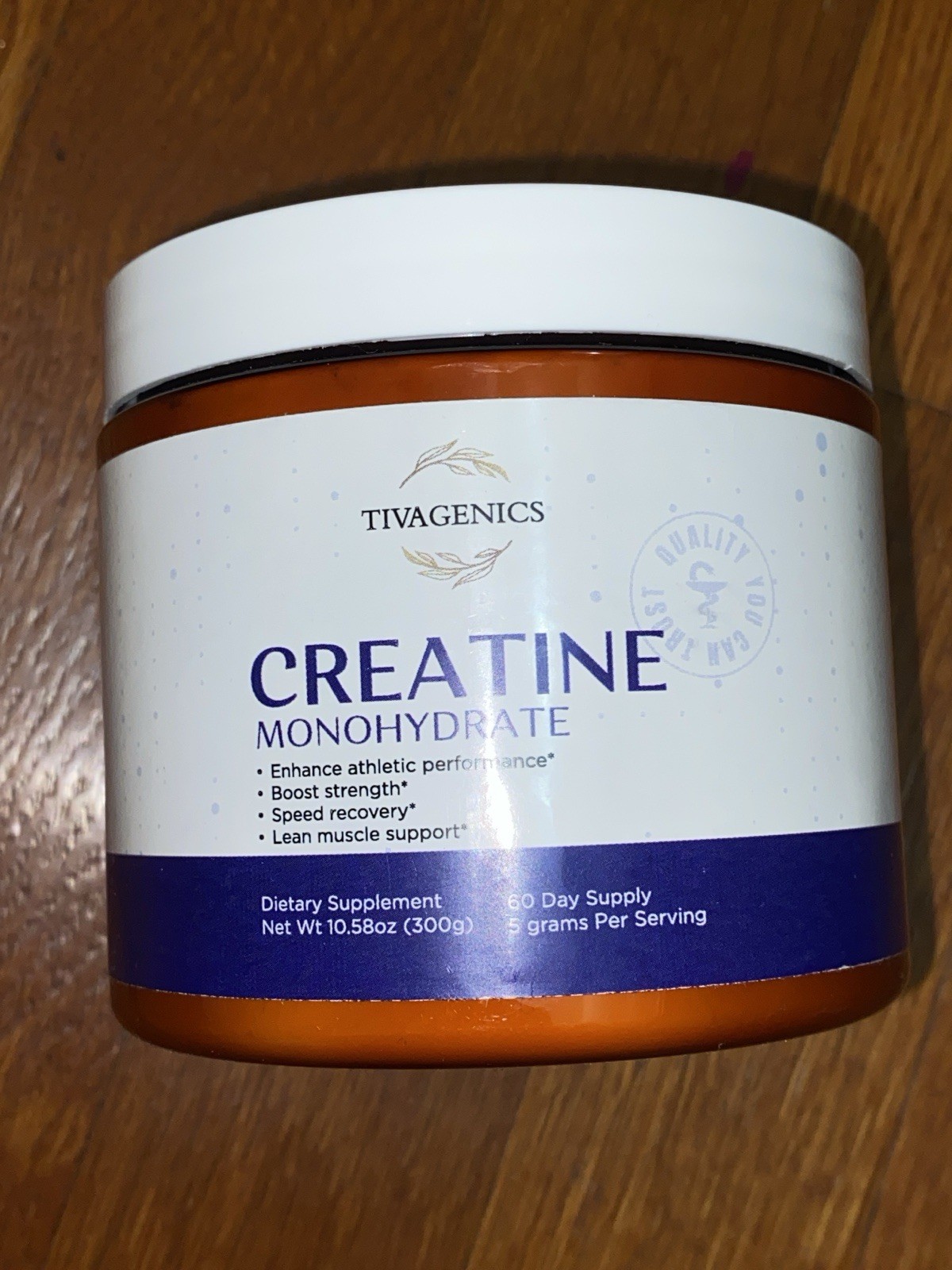 Tivagenics Creatine Monohydrate Powder Boost Energy 60 Day