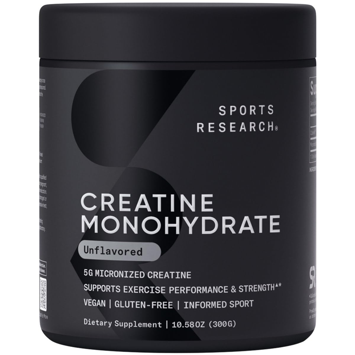 Sports Research Creatine Monohydrate 5g – Boost Muscle, Strength & Recovery