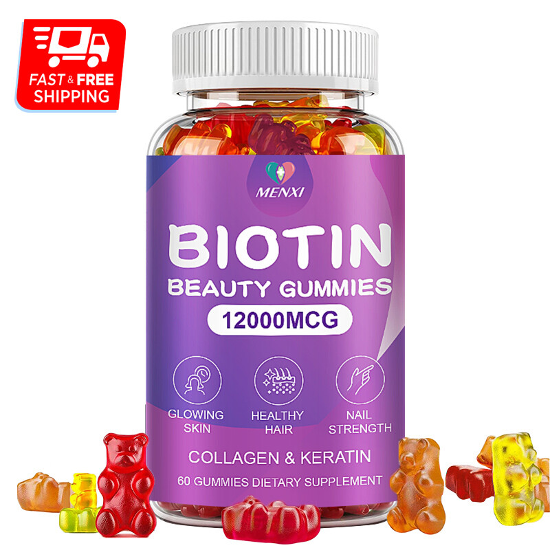 Collagen Biotin Vitamin Gummies for Hair,Skin,Nails,Premium Collagen Supplement