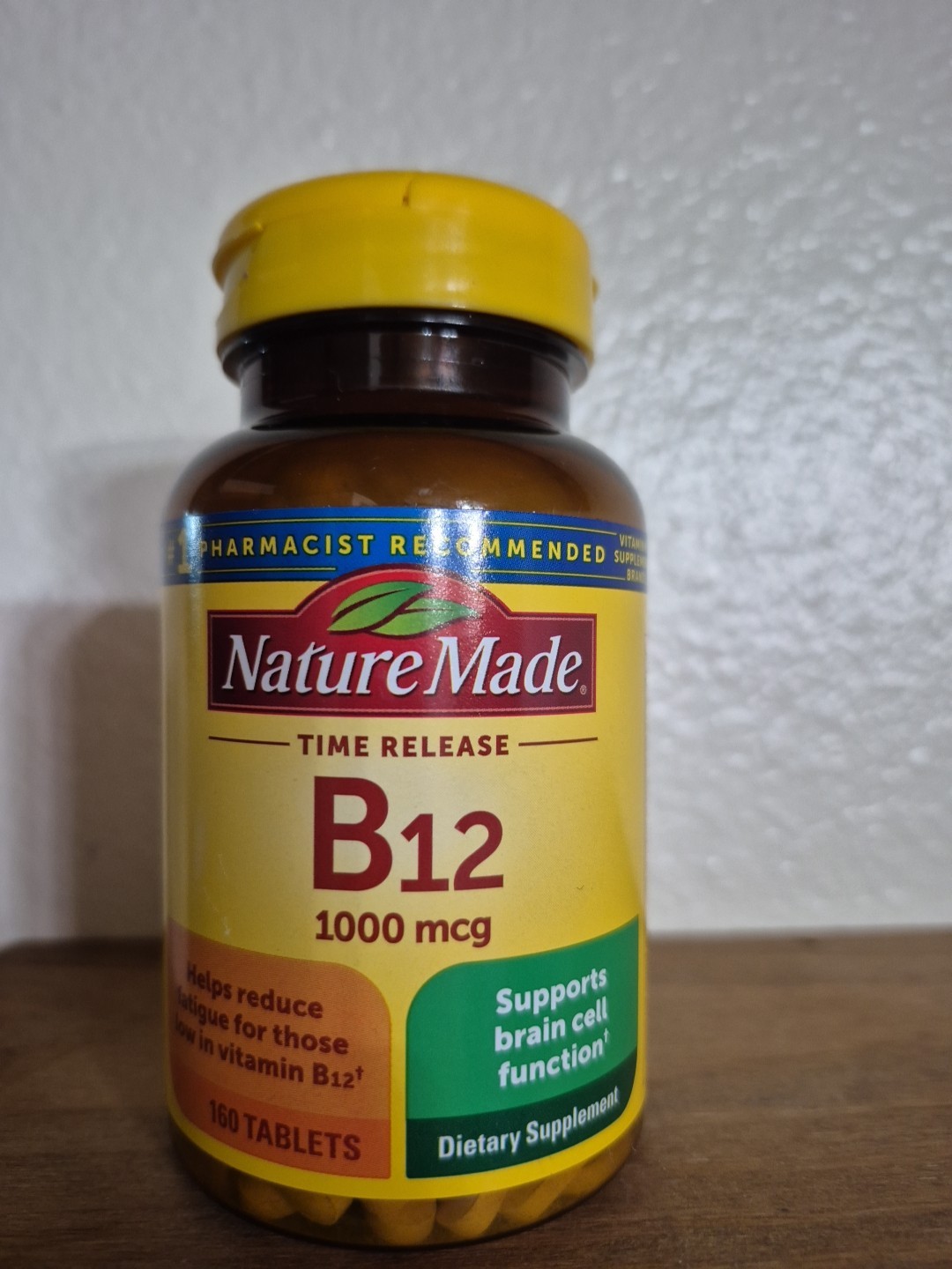 Nature Made Vitamin B12 1000mcg, 160 Softgels – Energy & Metabolism Support 🔥