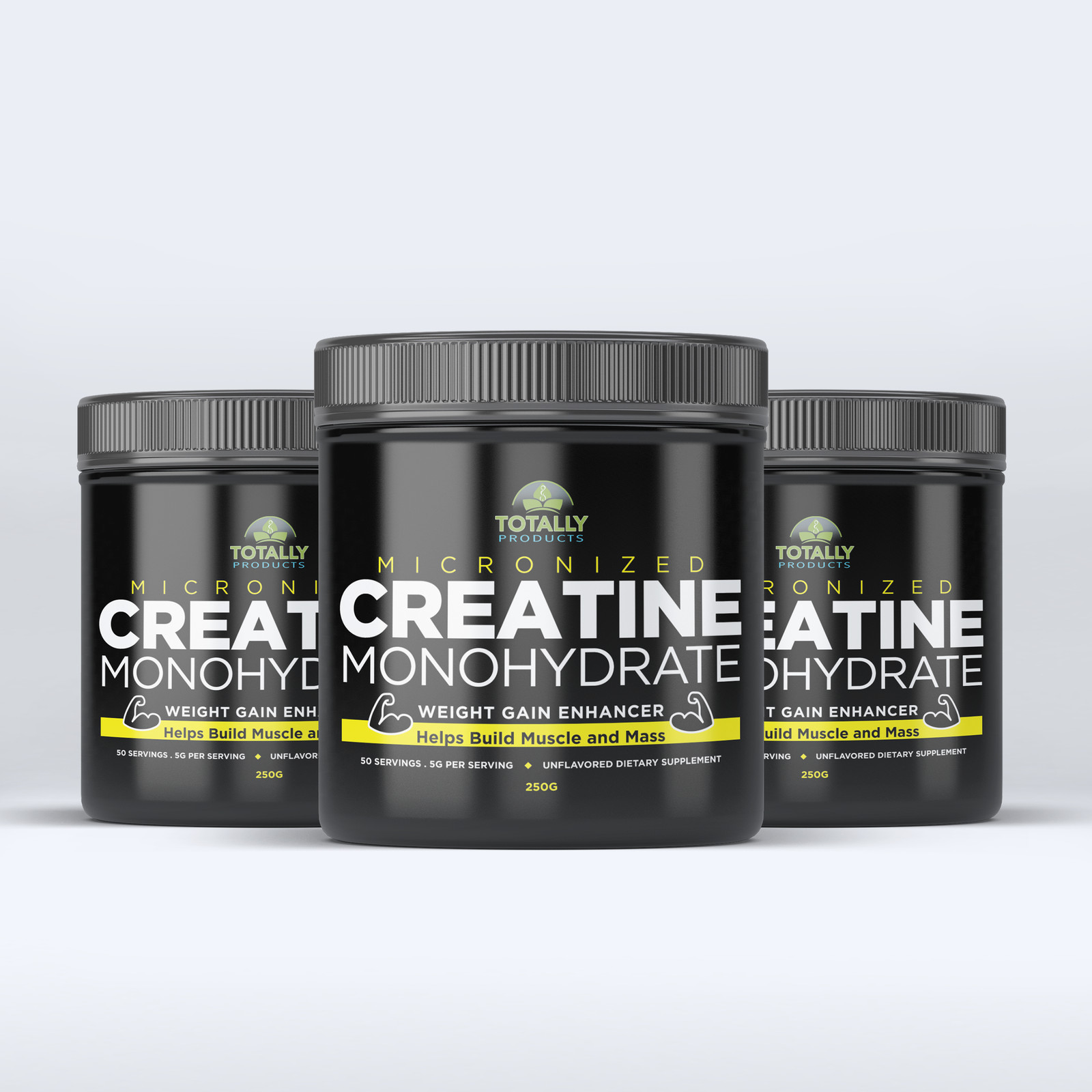 Micronized Creatine Monohydrate Muscle Building Weight Gain Supplement 3 Pack
