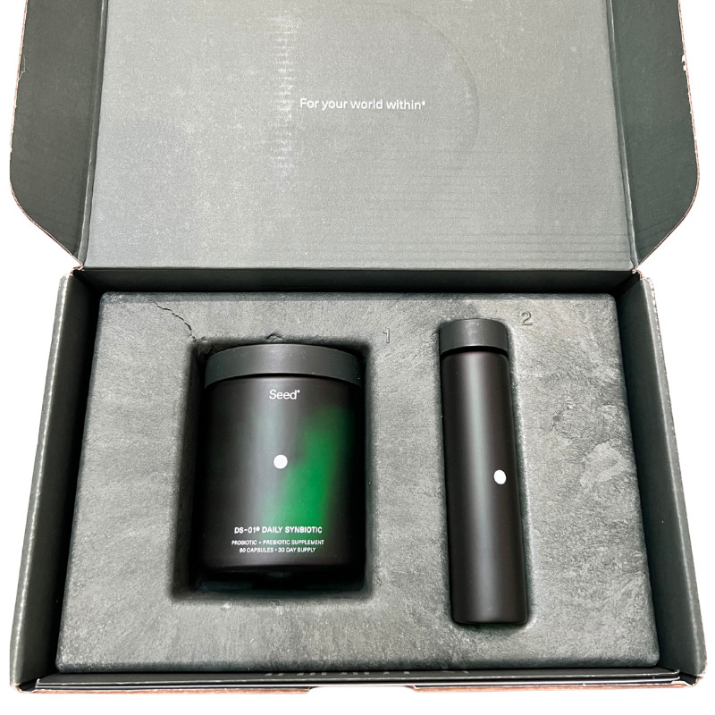 SEED PROBIOTIC DS-01 Daily Synbiotic + PREBIOTIC SUPPLEMENT STARTER KIT  07/27