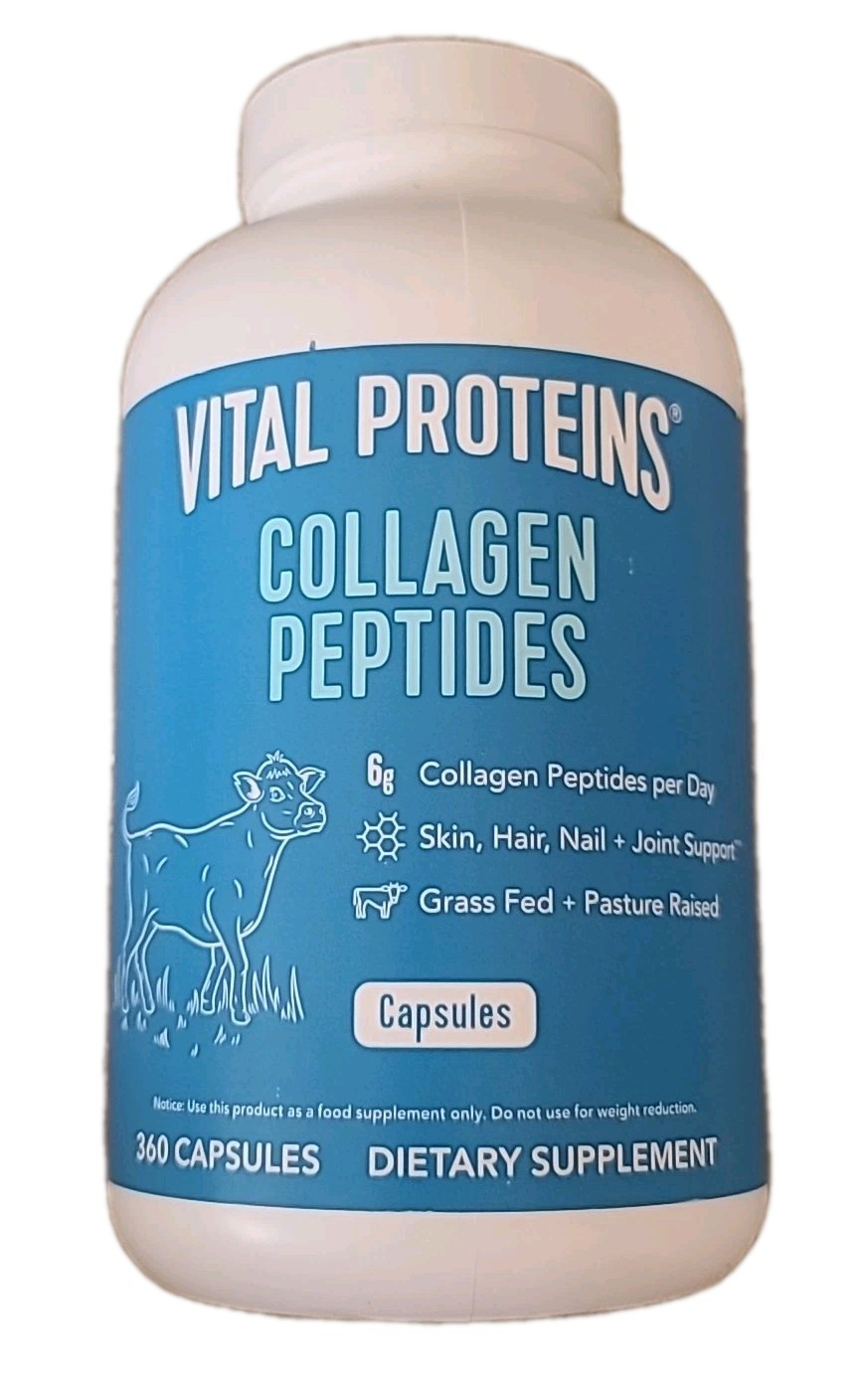 Vital Proteins Collagen Peptide – 360 Capsules Collagen Supplement EXP : 03/2027