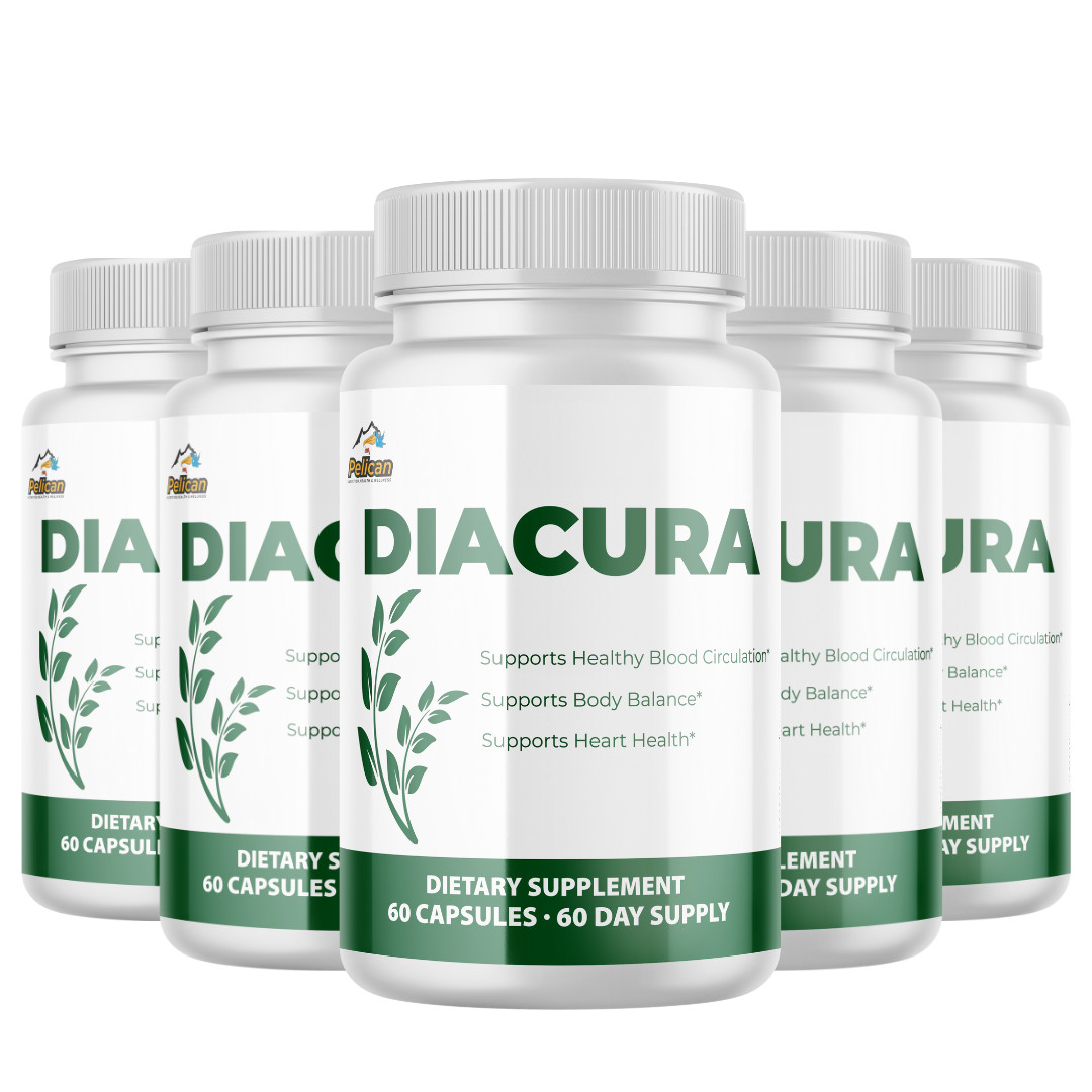 DIACURA-Blood Support- 5 Bottles- 300 Capsules
