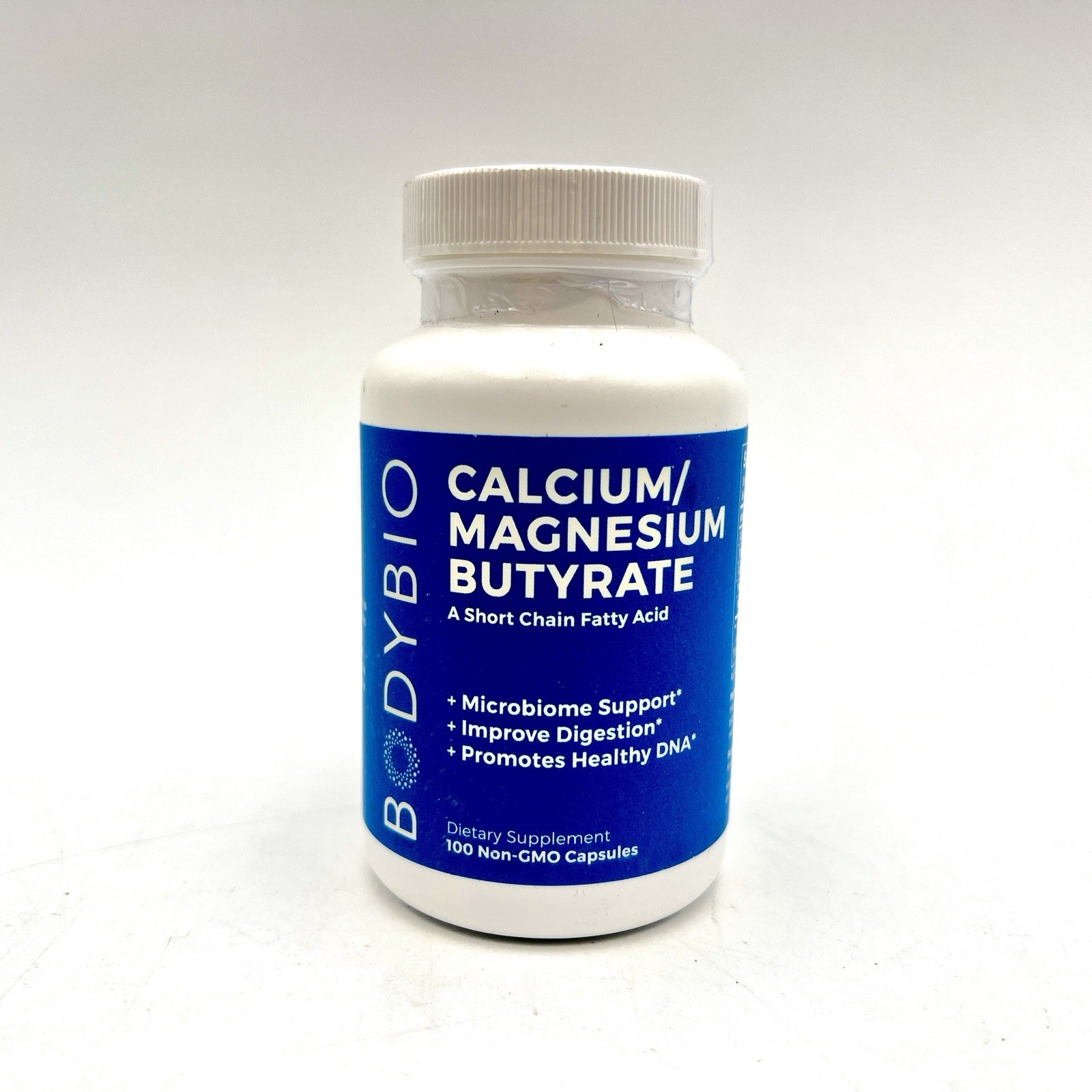 BodyBio Butyrate with Calcium and Magnesium 100 Caps Exp 7/2026