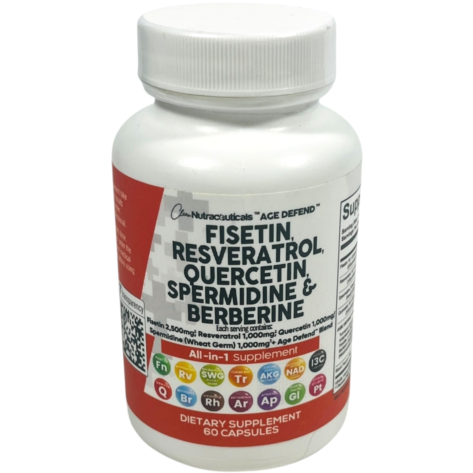 Fisetin Quercetin Resveratrol Spermidine & Berberine – EX 04/25