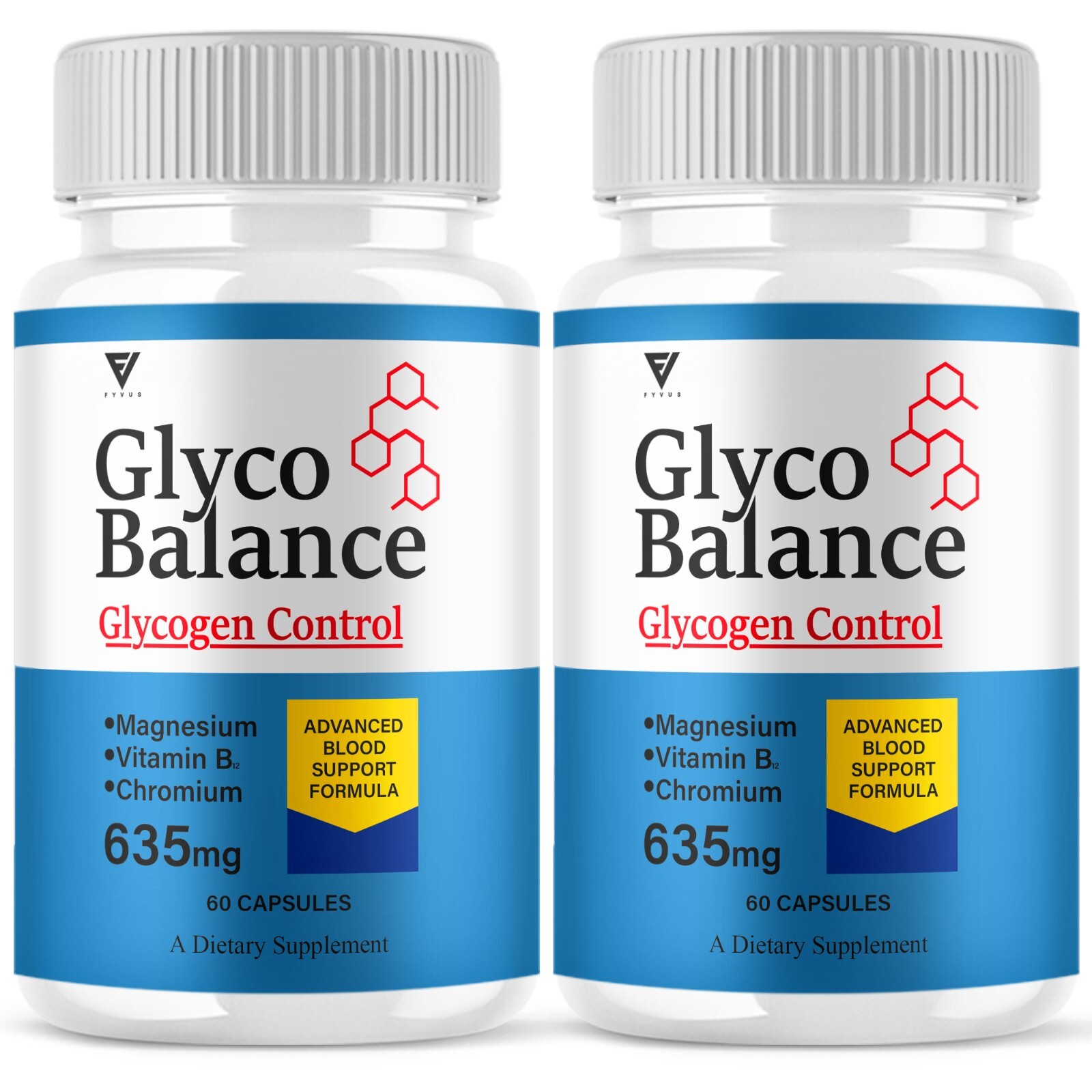 (2 Pack) Glyco Balance Pills, GlycoBalance Max Glycogen Support (120 Capsules)