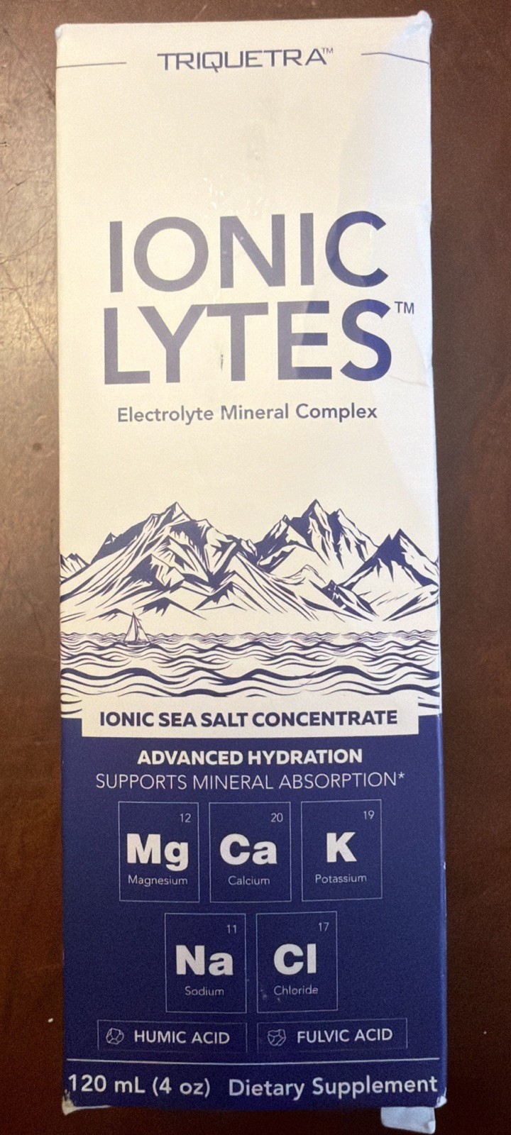 Ionic Lytes Electrolyte Mineral Complex Ionic Sea Salt Fulvic & Humic Acid Drops