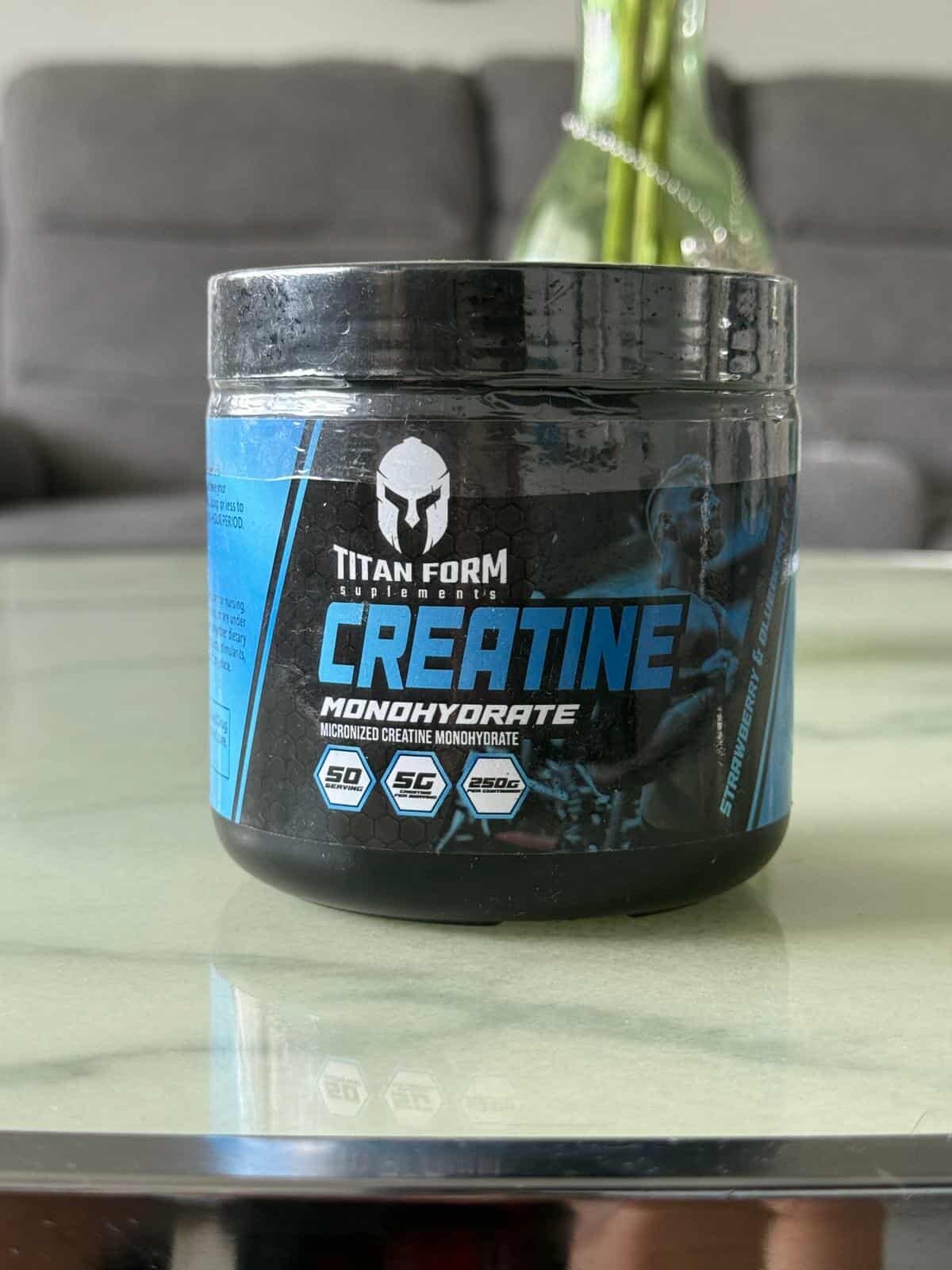 Titan Form Creatine Monohydrate 250g Micronized Formula 50 Servings New Sealed