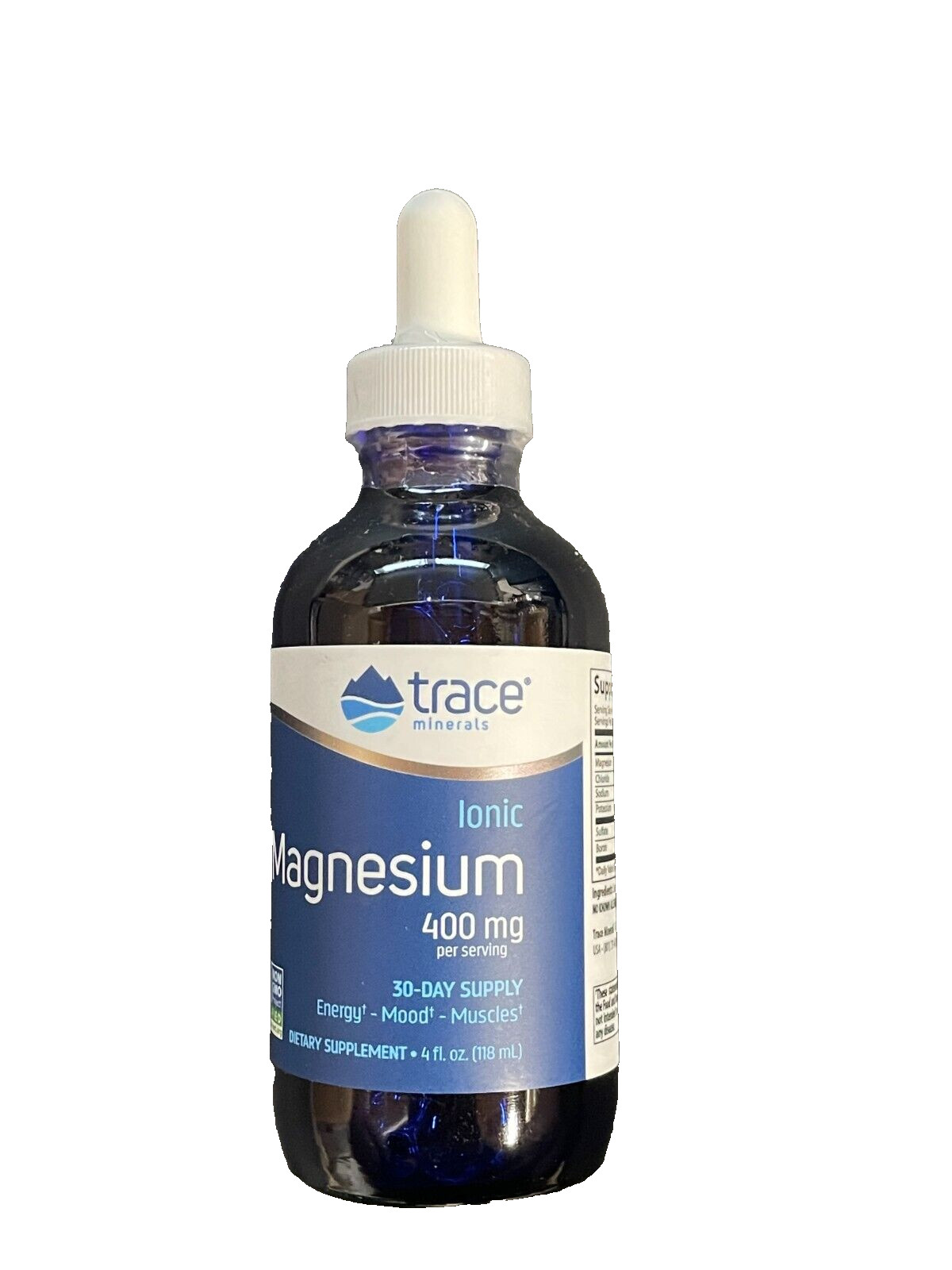 Trace Minerals Research Ionic Magnesium 4oz bottle 400mg