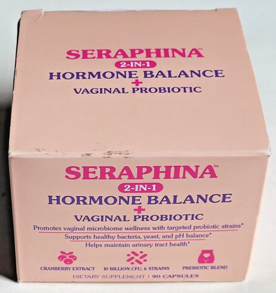 Seraphina Vaginal Women Probiotics + Hormone Balance 2-in-1 (90 Cap) Exp 4/27