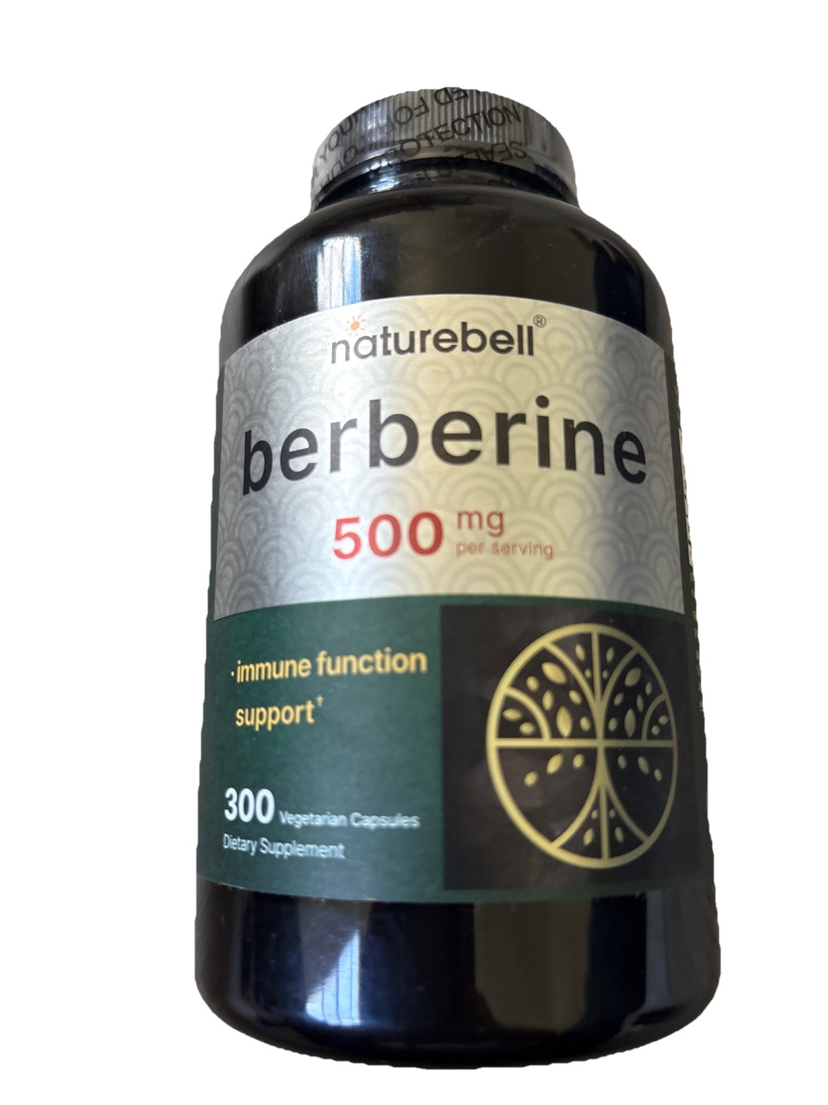 NatureBell Berberine Supplement 500Mg, 300 Capsules, Plant Based, Vegan, Non-Gmo