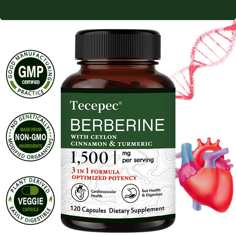 Premium Berberine Hydrochloride Capsules – Cardiovascular and Digestive Health
