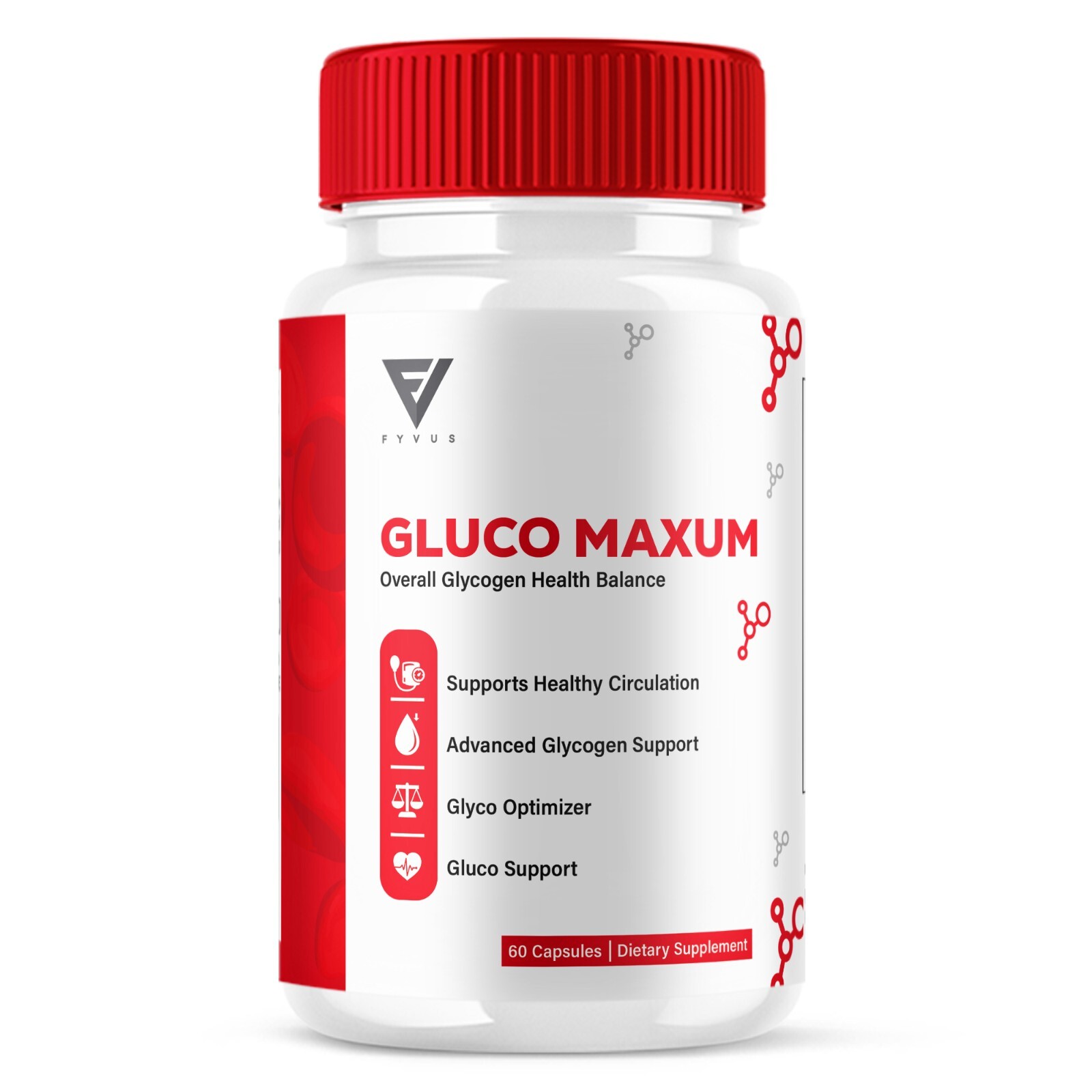 Gluco Maxum Capsules Gluco Maxim Glycogen Support Pills (60 Capsules)