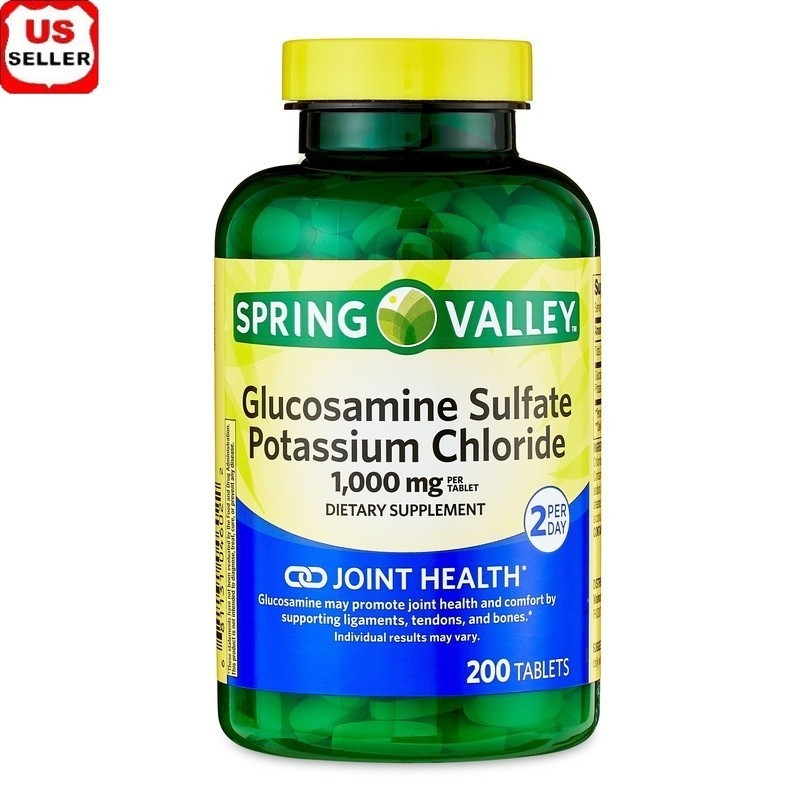 Glucosamine Sulfate Potassium Chloride Dietary Supplement Tablets 1000 mg 200 Ct