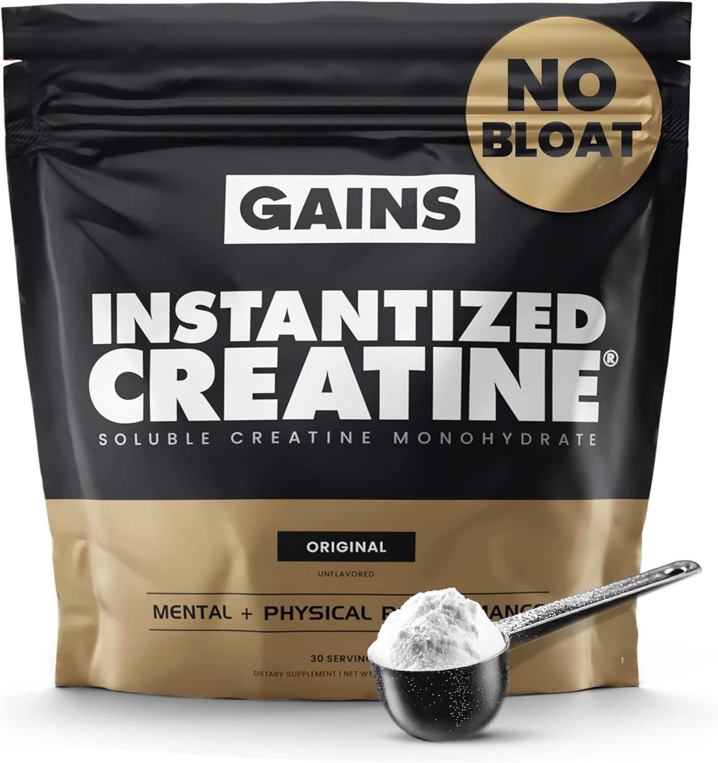 Instantized Creatine Monohydrate for Women and Men, Soluble Creatine Powder, Sup