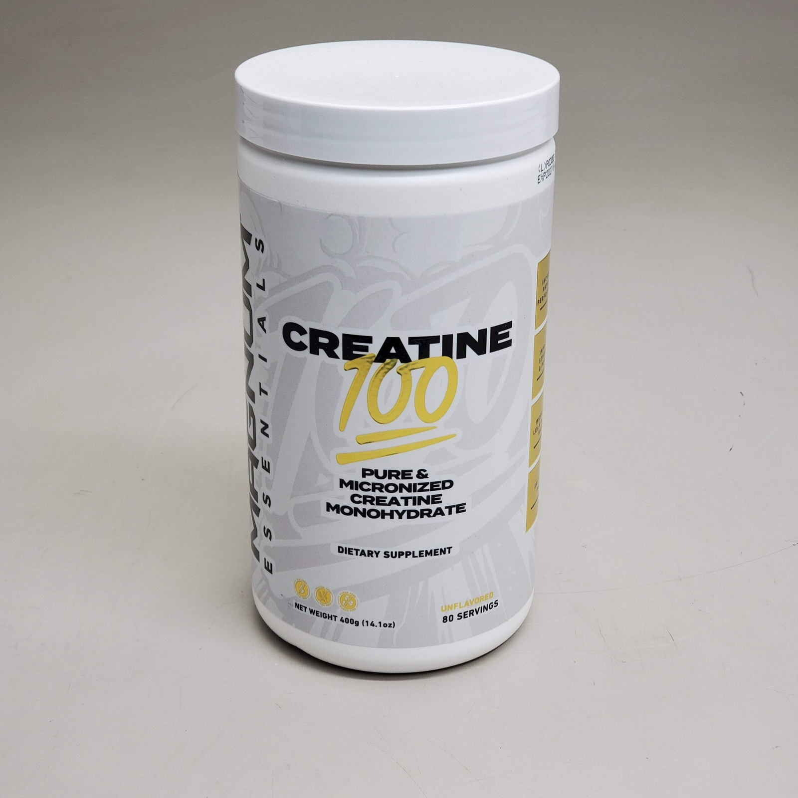 MAGNUM Creatine 100 Pure & Micronized Monohydrate 80 Serv 400g BB 04/27