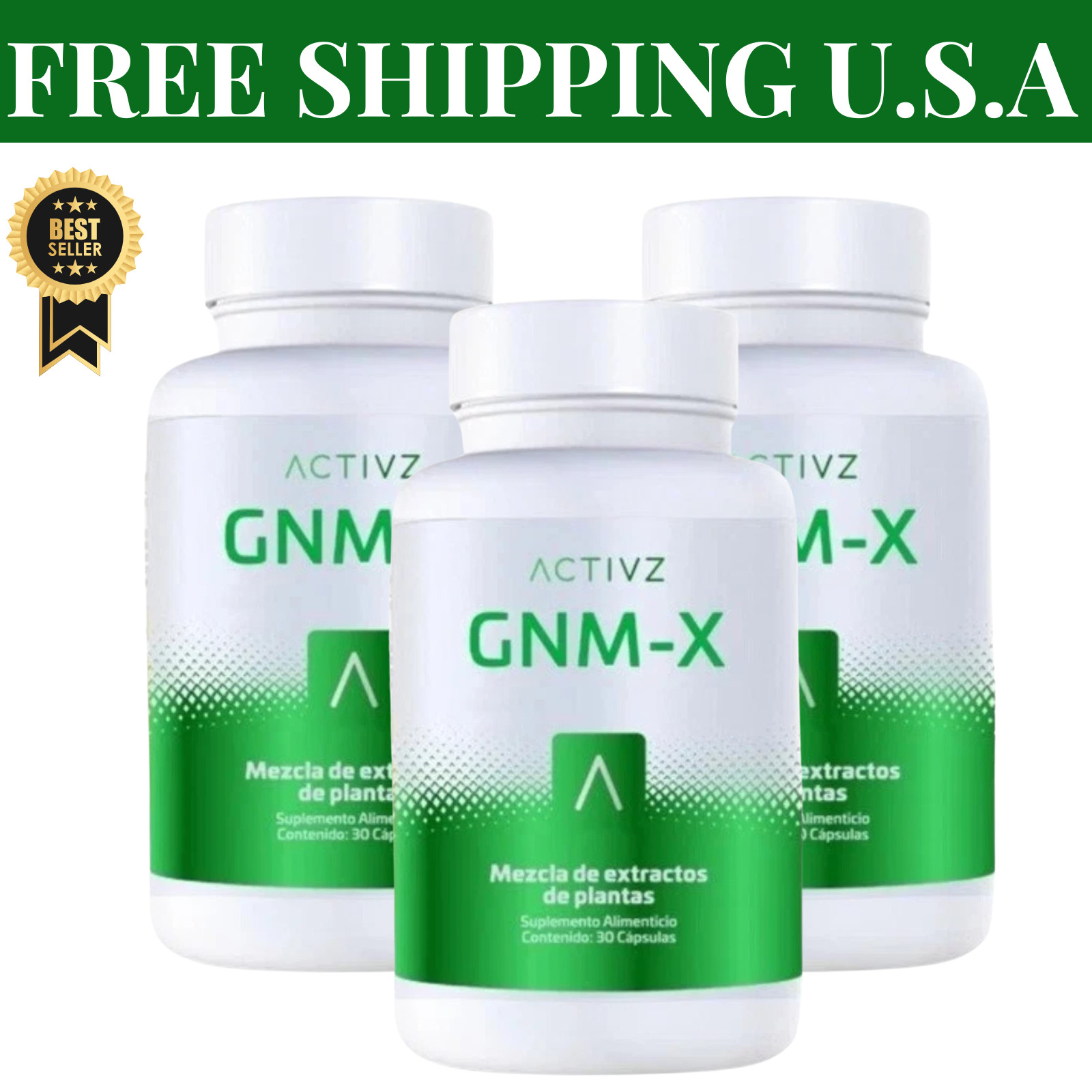 ACTIVZ GNM-X – Nrf2 Activator for Genetic Cellular Defense and Well-Being 3Pack
