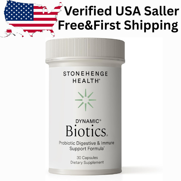 Stonehenge Health Probiotics 55 Billion CFU 16 Strains with Prebiotic Support