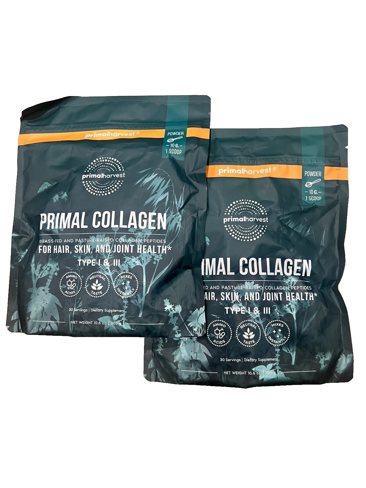 Primal Harvest PRIMAL COLLAGEN GrassFed Collagen Peptides 20oz – 2 MONTH SUPPLY