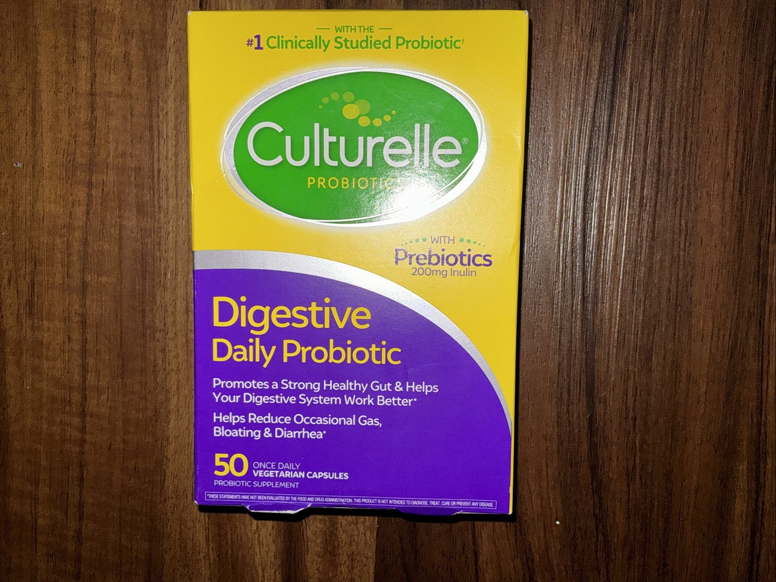 Culturelle 50421440021 50 Capsules Probiotic Supplement for Digestion
