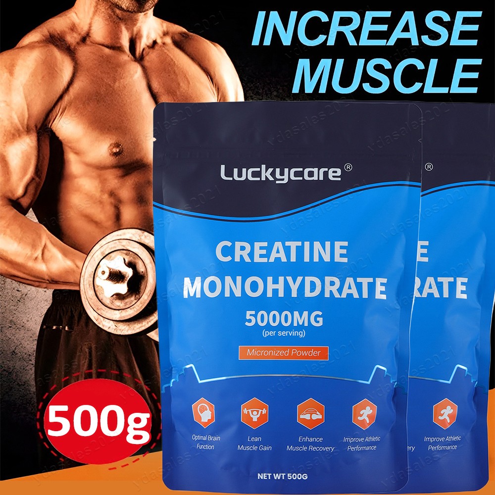 Pure Creatine Monohydrate 500 Gram Powder (Micronized) – Supports Muscle Growth