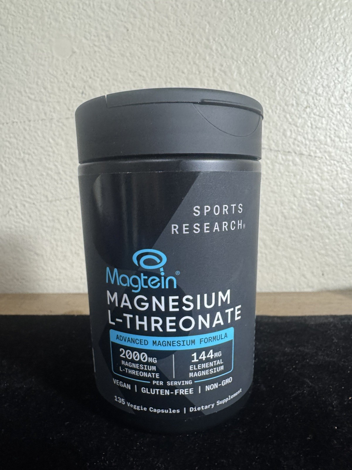 Sports Research Magnesium L-Threonate Magtein 135 Capsules EXP 08/2028