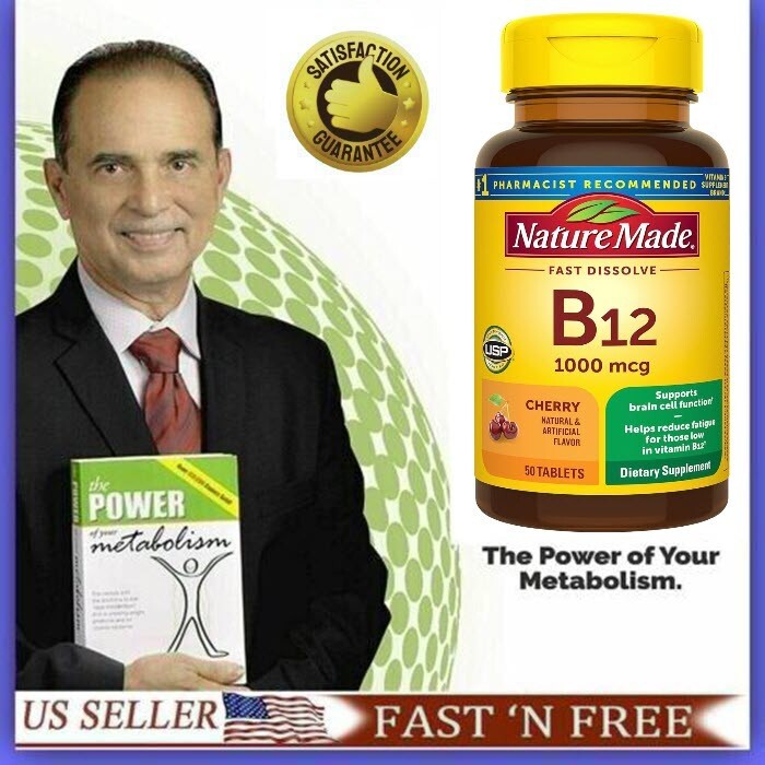 B-12 Complejo Vitamina En Pastillas Vitaminas Para La Falta De Energia Cansancio
