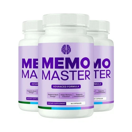 3-Pack Memo Master Capsules, MemoMaster for Brain Health Support – 180 Capsules