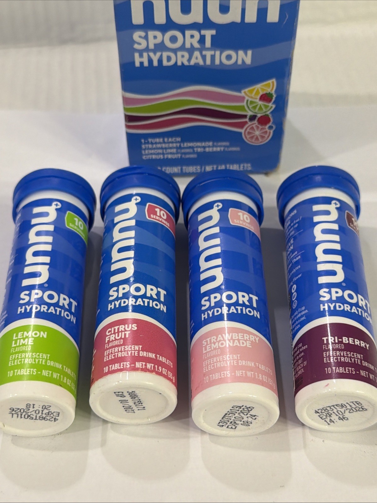 nuun Sport Hydration Tablets Mixed Flavors 40 Servings EXP 10/2026+