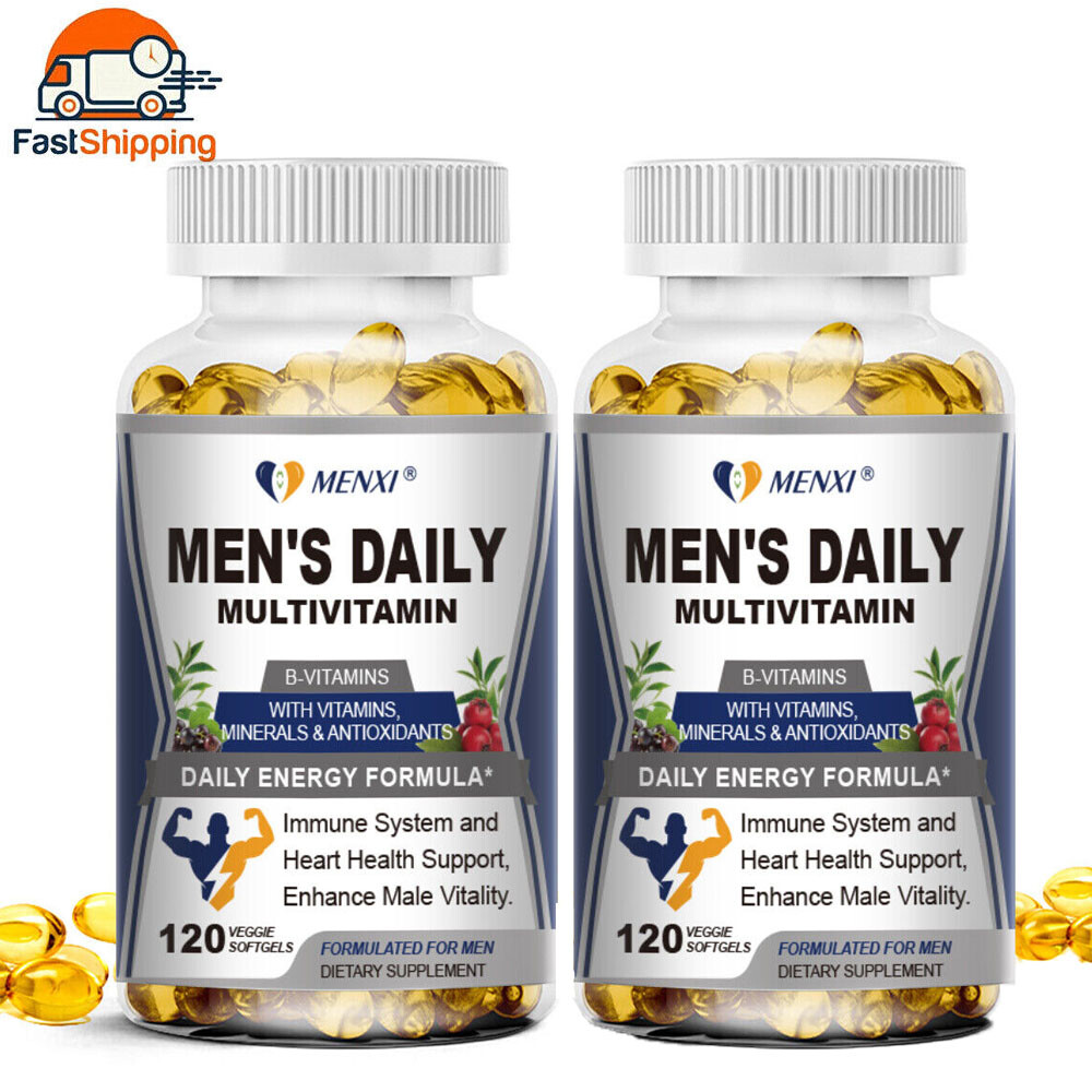 240PCS Men’s Daily Multivitamin Complex – Immune Strength Cognitive Function