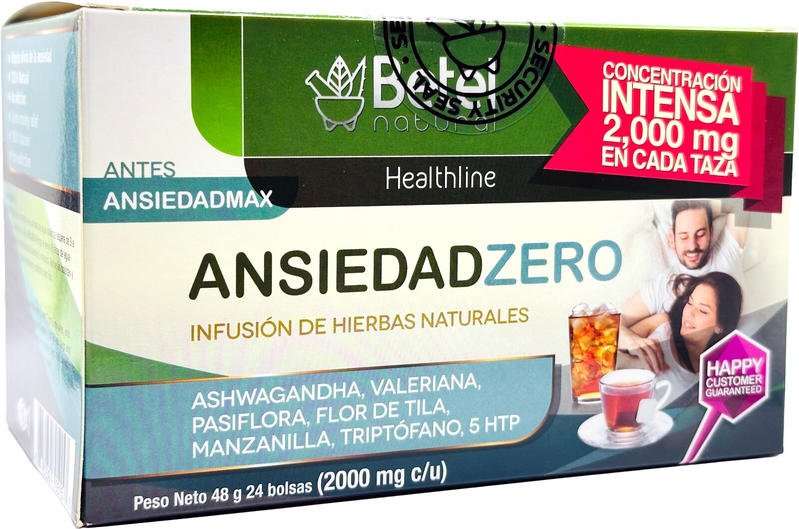 Ansiedadzero Tea by Betel Natural – Natural Support for Stress and Anxiety