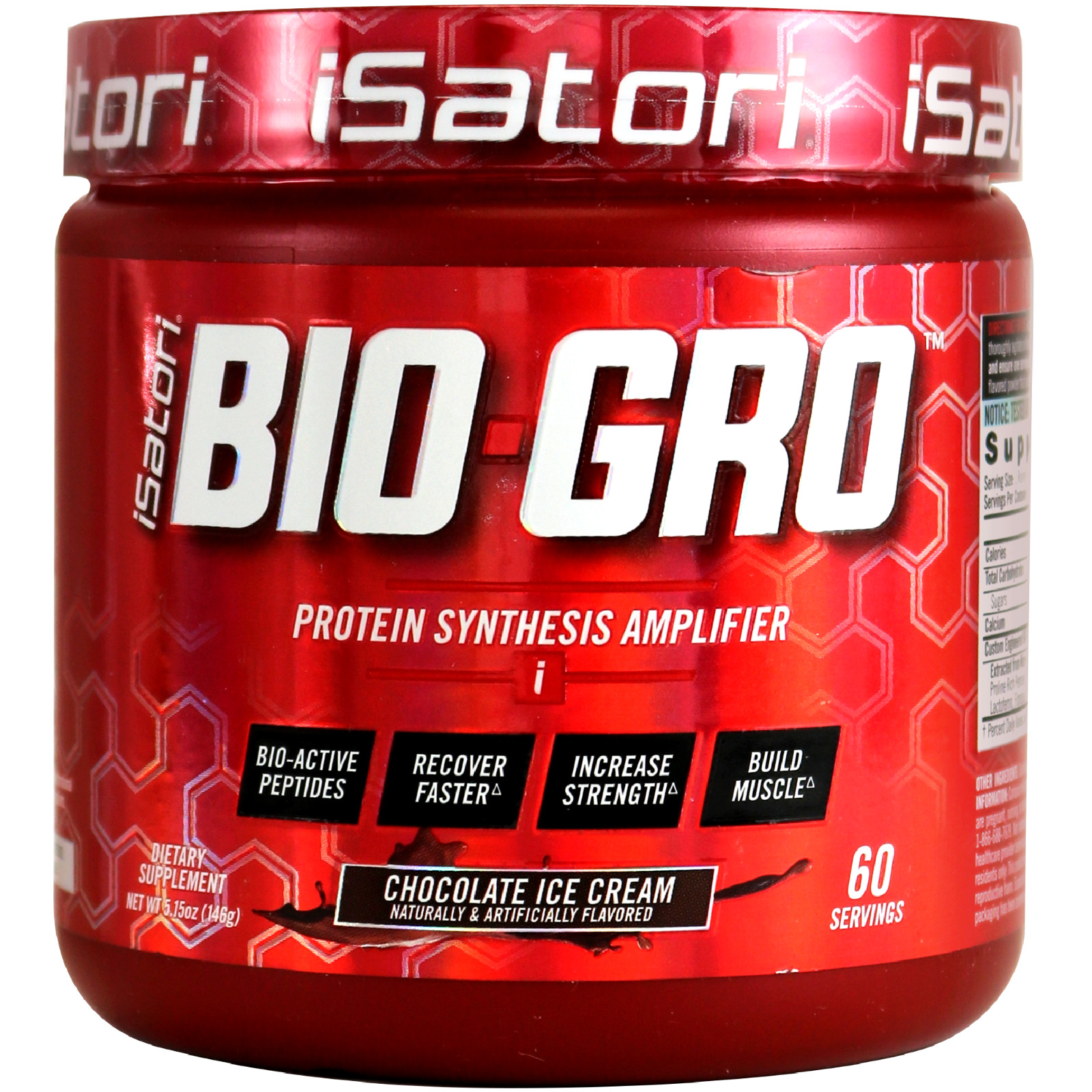 BIO-GRO Protein Muscle, Strength & Recovery – Chocolate Ice Cream / 60 Servings