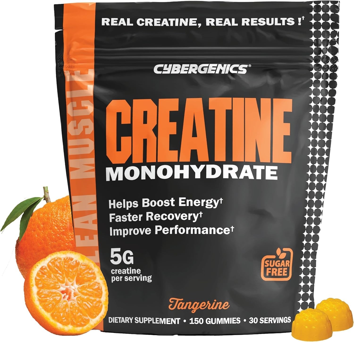 Creatine Monohydrate Gummies – 5g Pure Creatine per Serving for Muscle Strength,