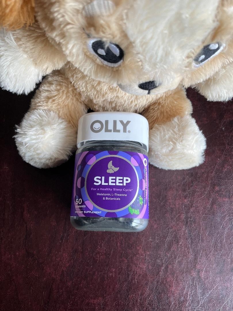 Olly Sleep Melatonin L-Theanine Botanicals Supplement Gummies 1 Bottles