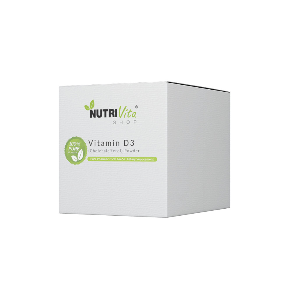 2.2 lb (1000g) NEW 100% PURE VITAMIN D3 (CHOLECALCIFEROL) POWDER 100,000IU/GRAM