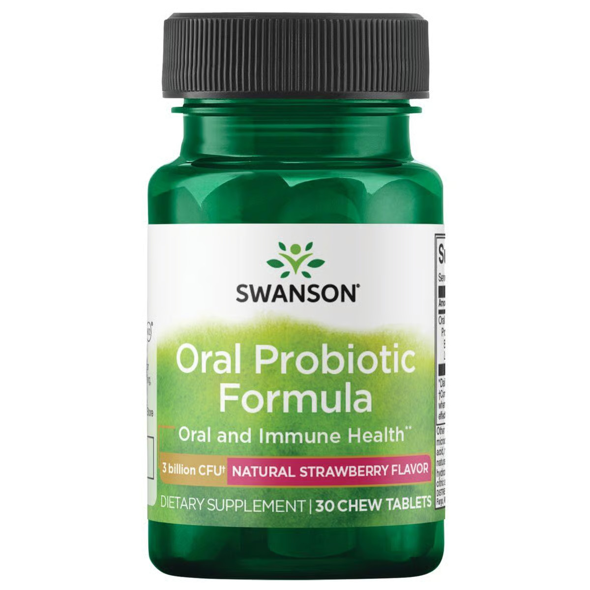 Swanson Oral Probiotic Formula – Natural Strawberry Flavor
