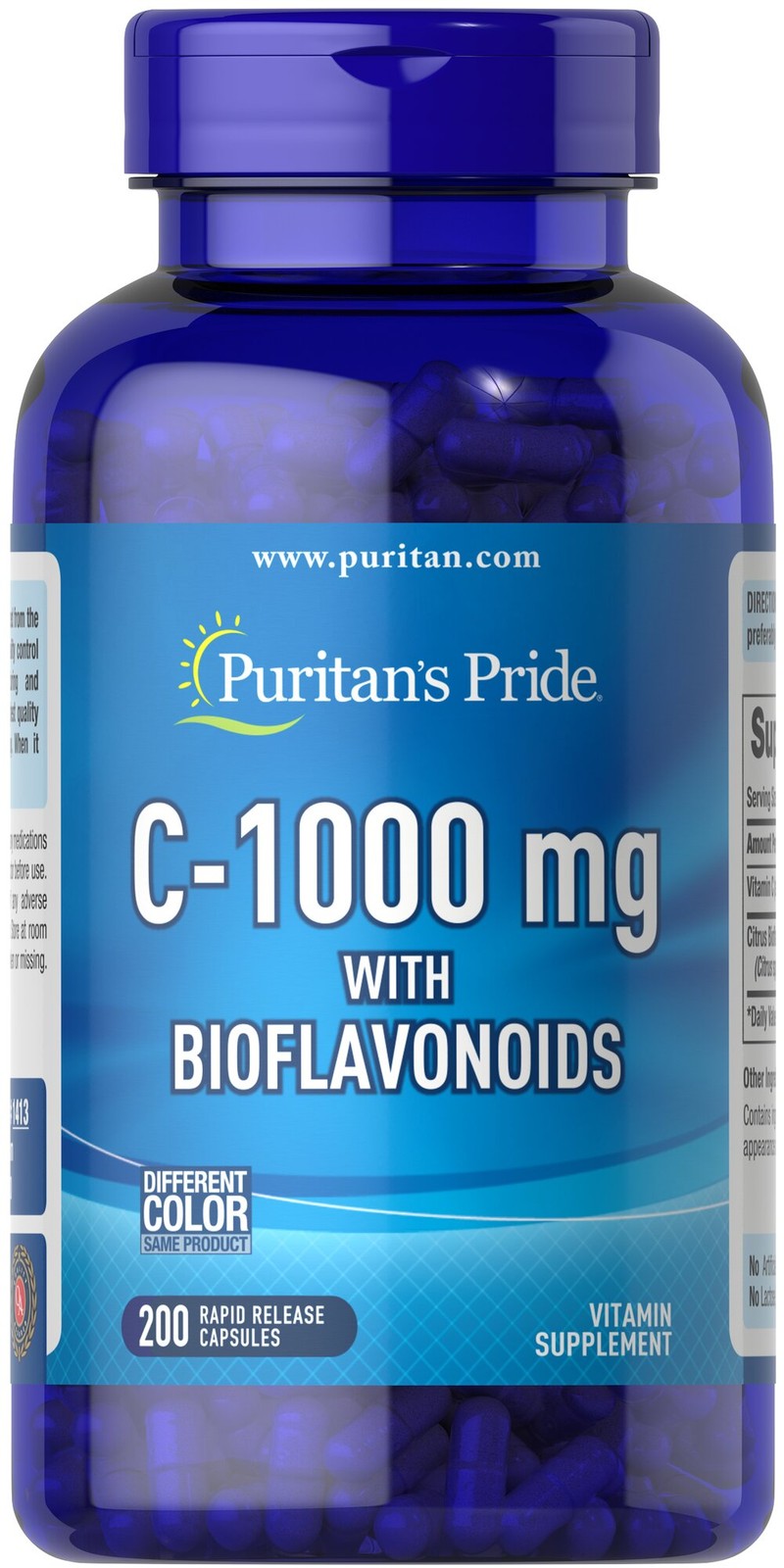 Puritan’s Pride Vitamin C-1000 mg with Bioflavonoids – 200 Capsules