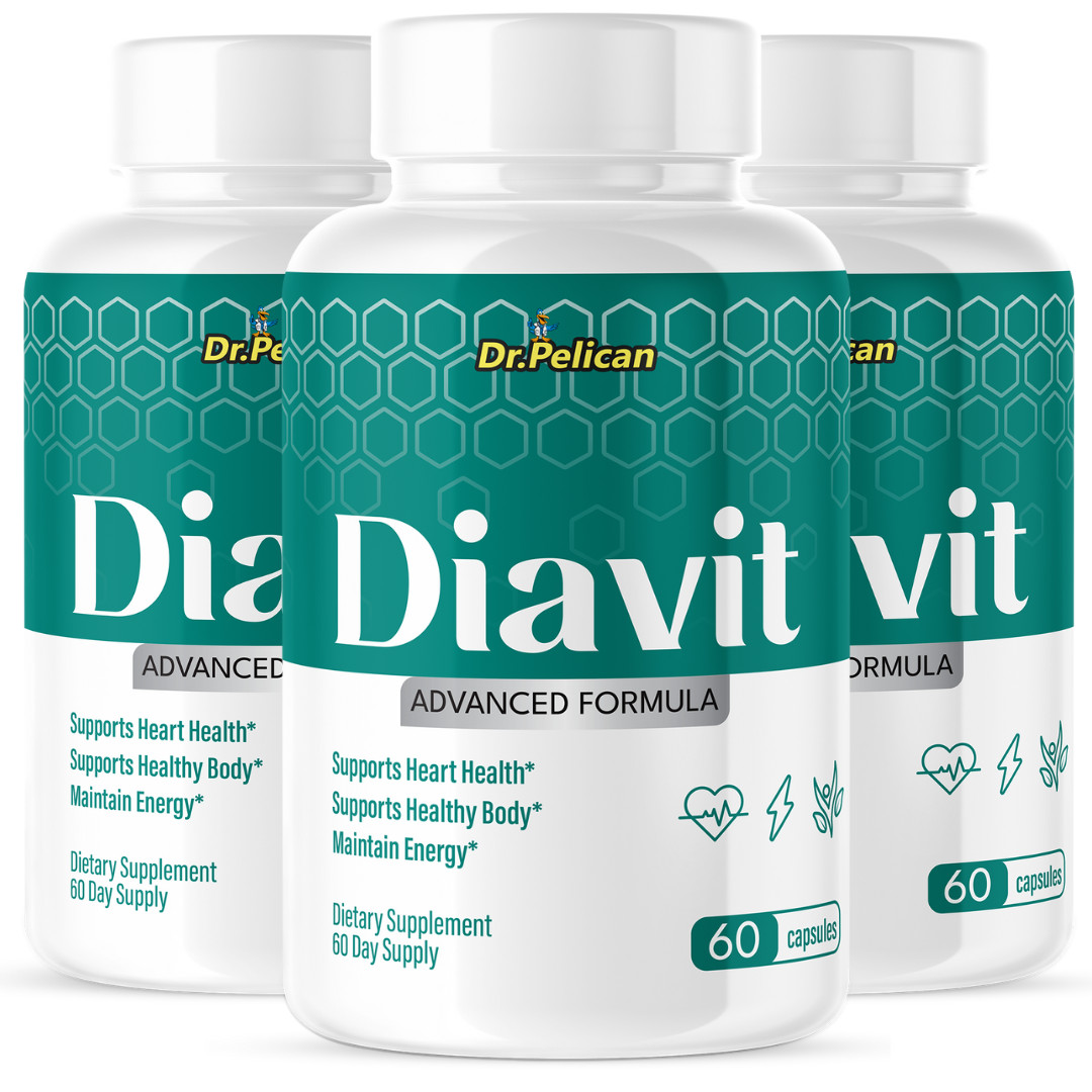 Diavit- Blood Support- 3 Bottles- 180 Capsules