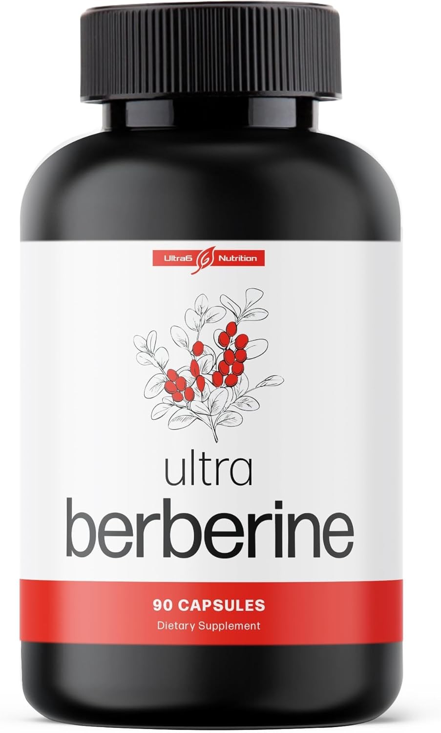 Ultra Berberine Supplement Pure Berberine HCL Support Metabolism Daily Vitality