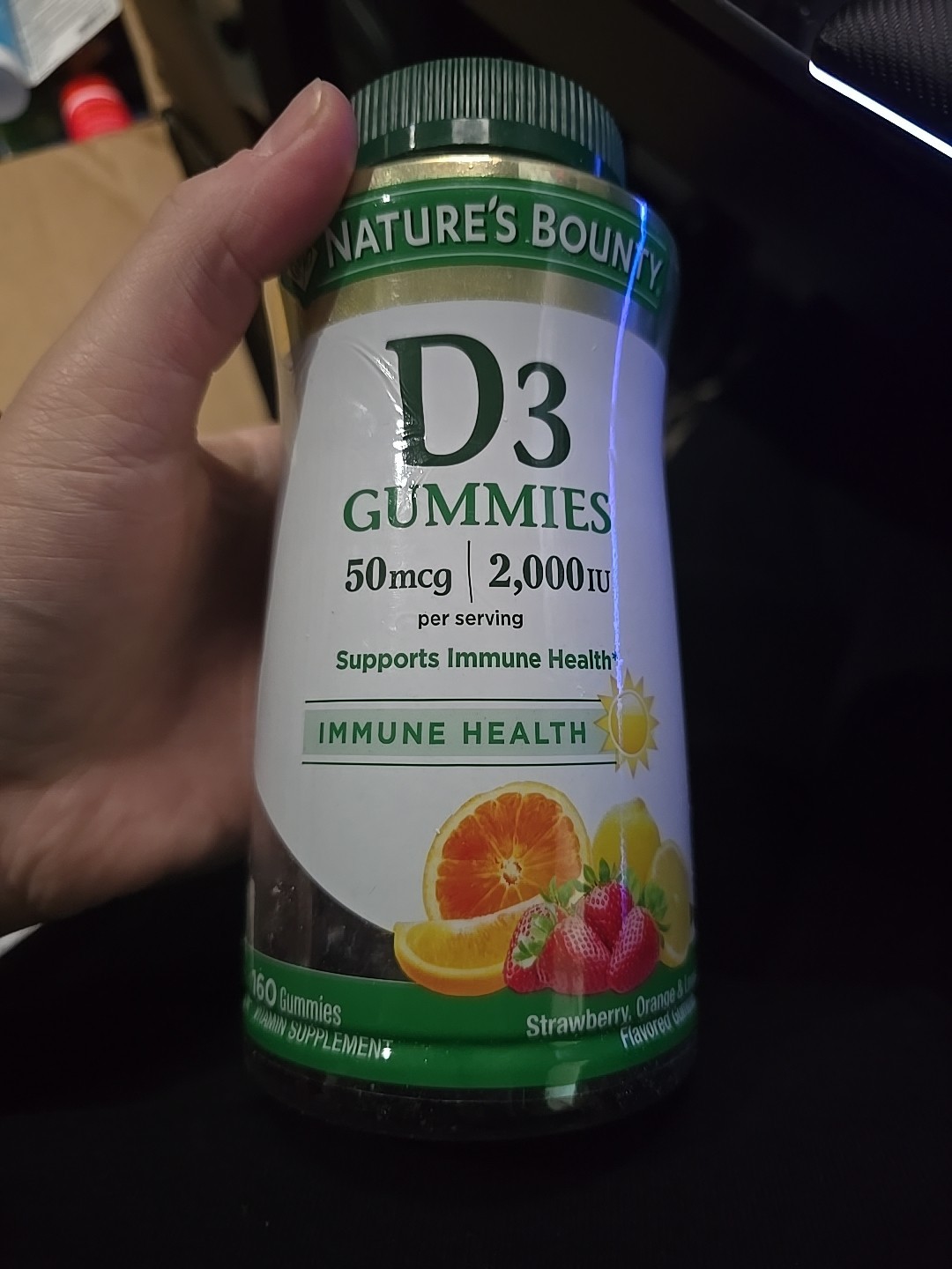 Natures Nature’s Bounty Vitamin D3 Gummies, 160 Ct, Exp 04/26
