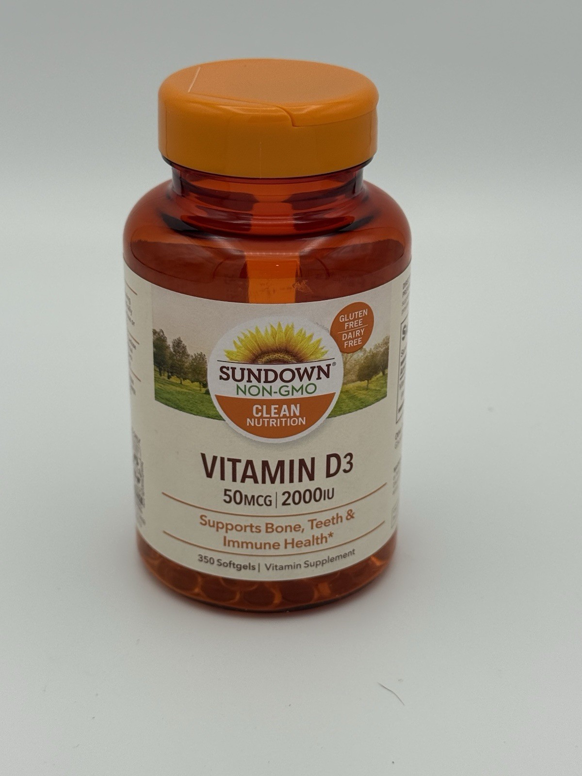 Sundown Vitamin D3 2000iu 50mcg 300 Softgels Bone Teeth Immune Heath EXP: 11/25
