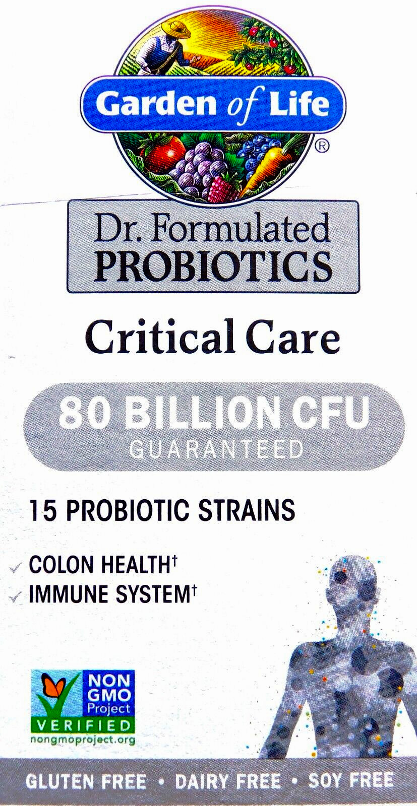 Garden of Life Dr. Formulated Probiotics 80 Billion CFU Capsule – 30 Count