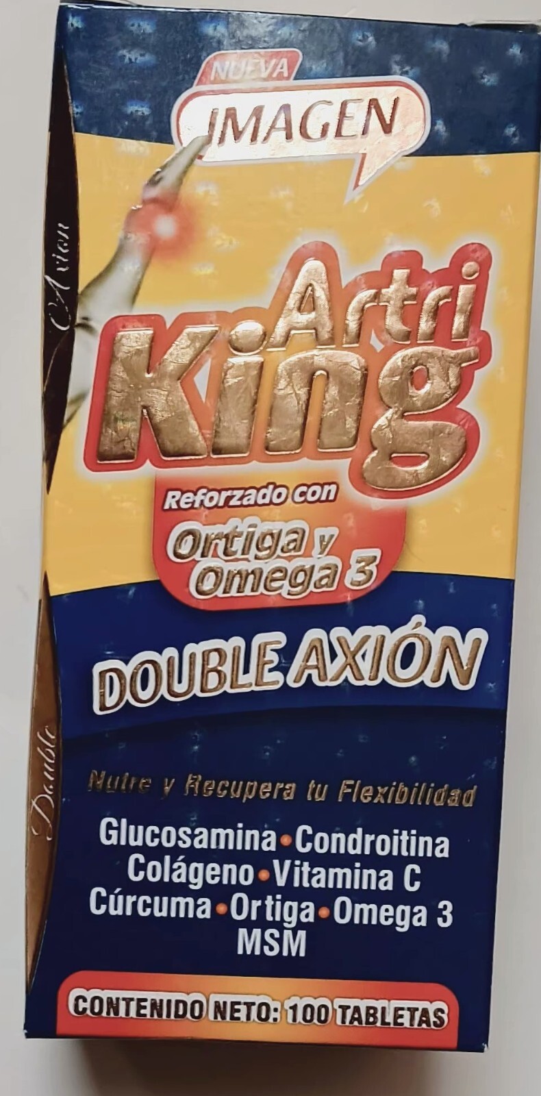 Vitamin C (Ascorbic Acid), Methylsulfonylmethane (MSM), Glucosamine,100 tablets