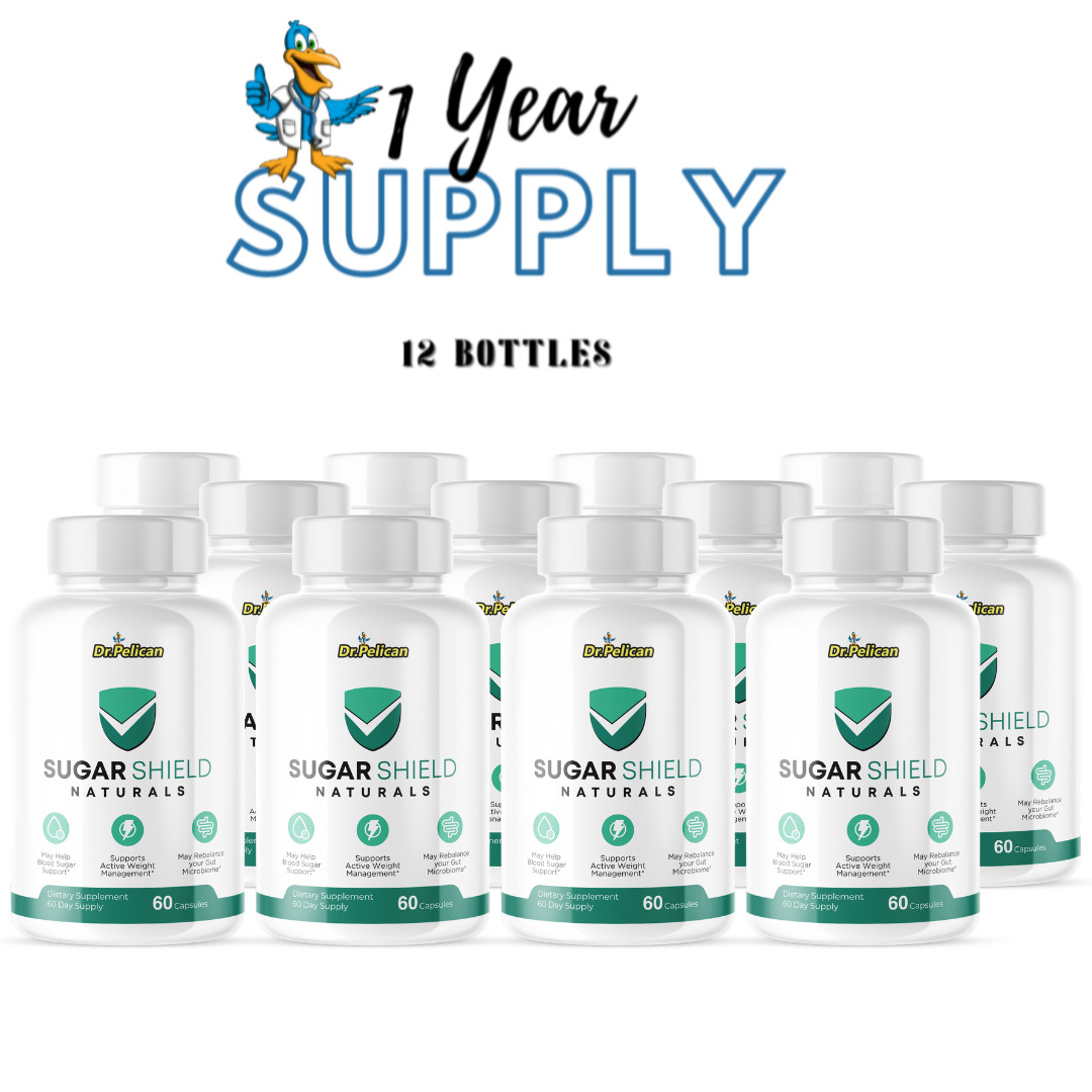 Sugar Shield Naturals- Blood Support- 12 Bottles- 720 Capsules