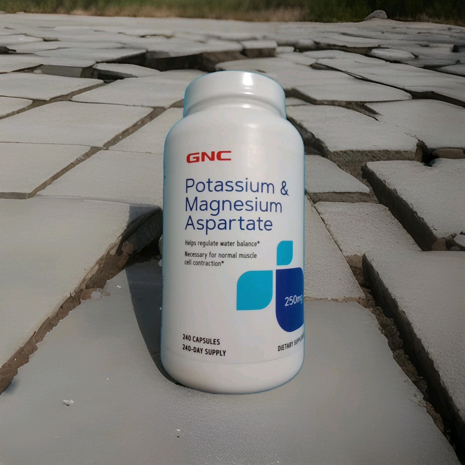 GNC Potassium & Magnesium Aspartate 240 Capsules BB: 5/2026
