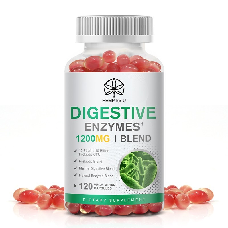 Digestive Enzymes Caps Prebiotic & Probiotics Constipation Bloating Relief Pills