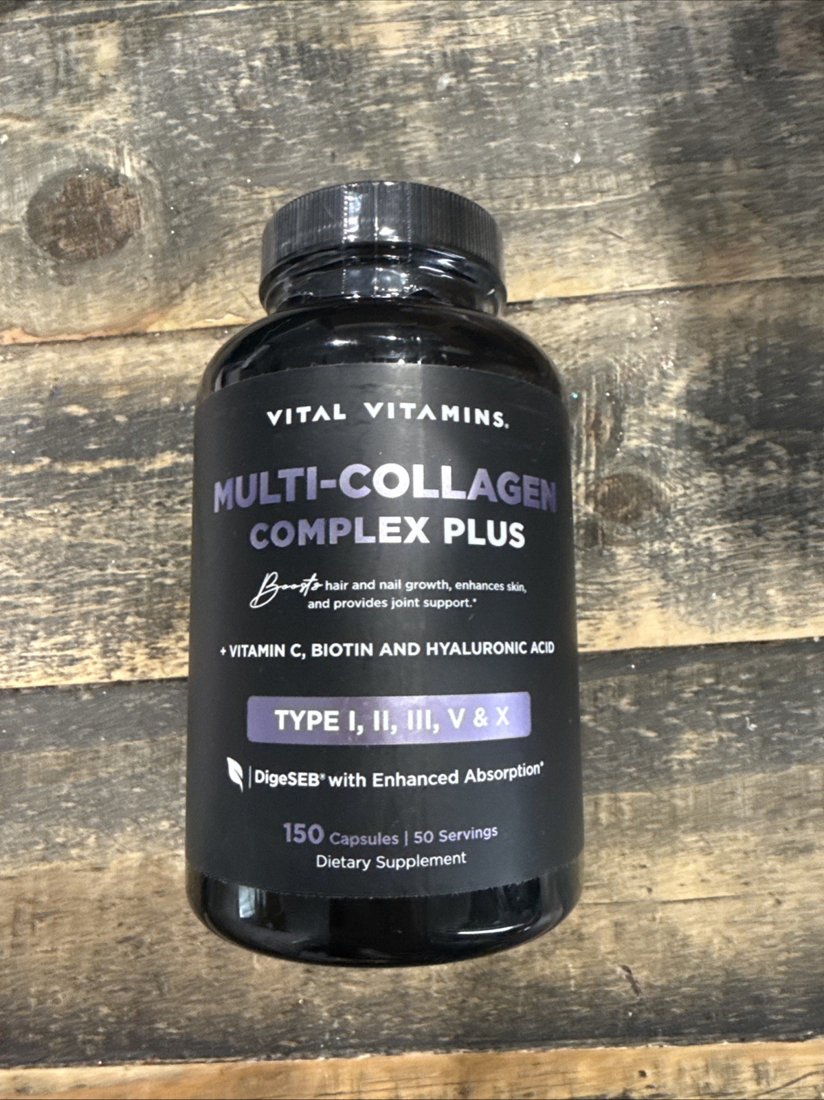 Vital Vitamins Multi Collagen Complex 150 Capsules Beauty Skin Joint Support