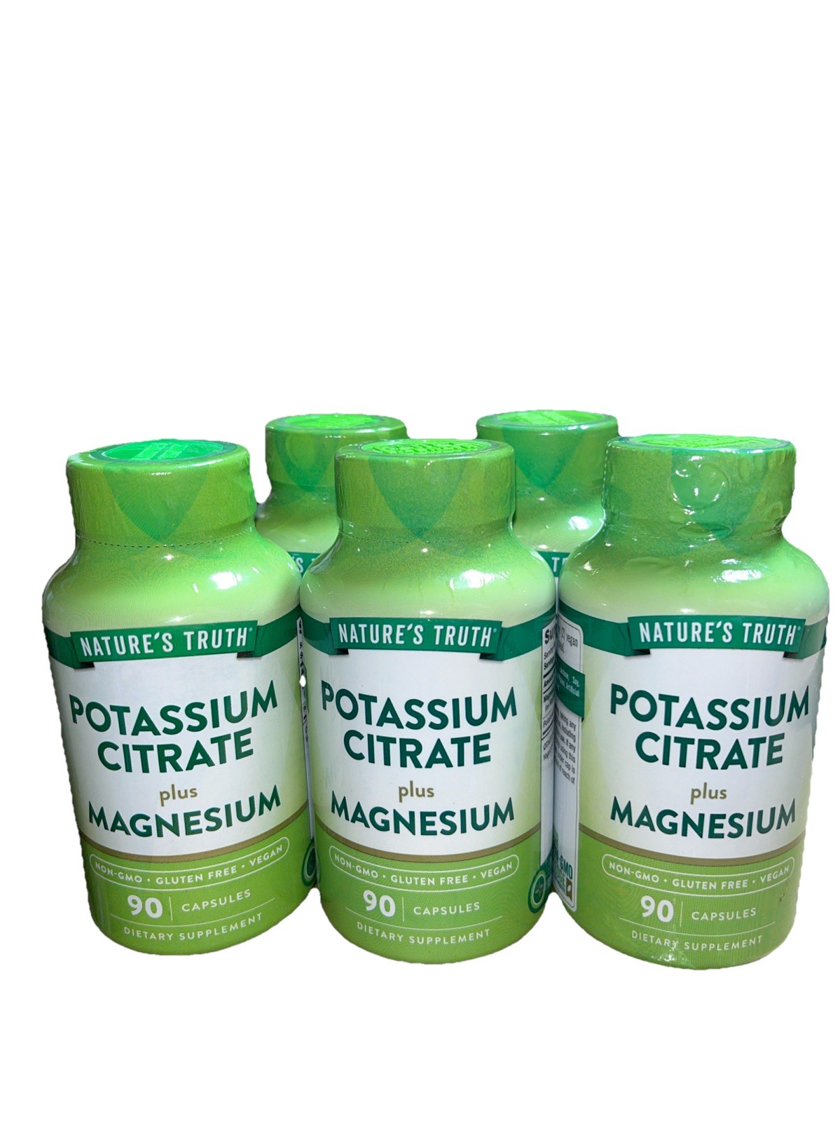 (5)Nature’s Truth Potassium Citrate Supplement 275mg 360 Capsules 1/31/26++