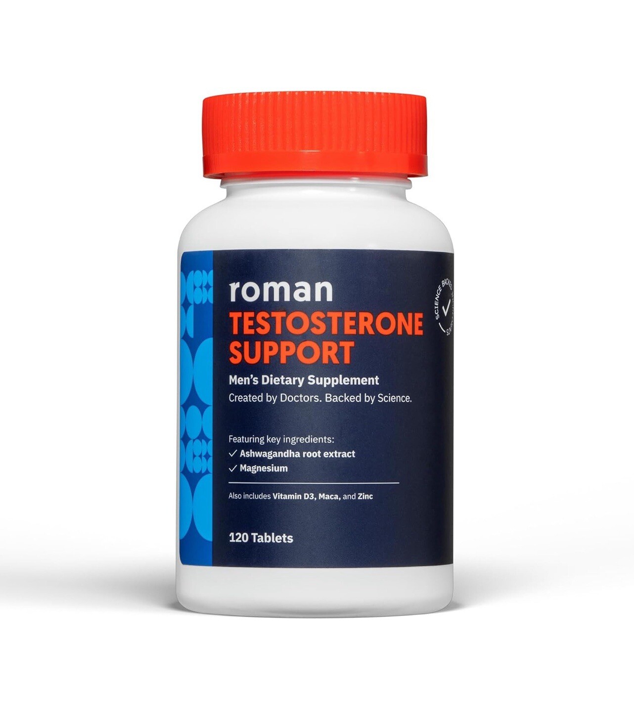 Roman Testosterone Support Booster  Men’s Dietary Supplement Size120ct Exp 03/26